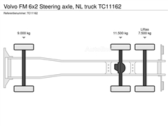 Volvo FM 6x2 Steering axle, NL truck