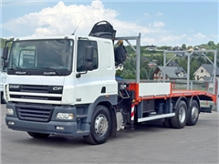 DAF CF 85.860  LAWETA 7,20 m + HIAB 144 B-2 DUO