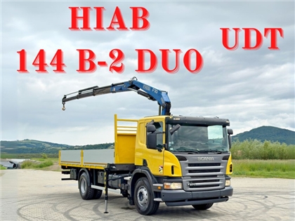 SCANIA P 270  SKRZYNIA 6,15 m + FASSI F110A.23 +