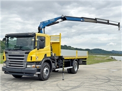 SCANIA P 270  SKRZYNIA 6,15 m + FASSI F110A.23 +