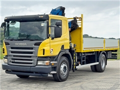 SCANIA P 270  SKRZYNIA 6,15 m + FASSI F110A.23 +