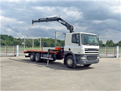 DAF CF 85.860  LAWETA 7,20 m + HIAB 144 B-2 DUO