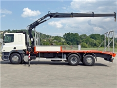 DAF CF 85.860  LAWETA 7,20 m + HIAB 144 B-2 DUO