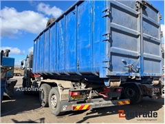 Volvo Fmx kroghejs med containerkasse og HMF 2243-Z2 gra