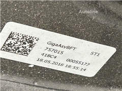 Schowek na rękawiczki Mercedes-Benz ACTROS MP4 GIG