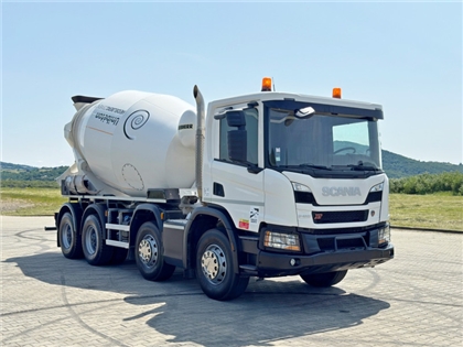 SCANIA P 410 XT  BETONOMIESZARKA / 8x4  STAN BDB