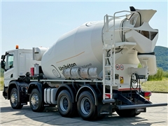 SCANIA P 410 XT  BETONOMIESZARKA / 8x4  STAN BDB