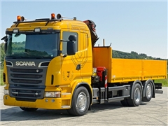 SCANIA R 500  SKRZYNIA 6,00 m + PK 26002 EH + PIL