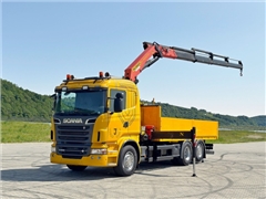 SCANIA R 500  SKRZYNIA 6,00 m + PK 26002 EH + PIL