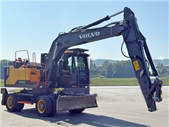 VOLVO EW 160 E  KOPARKA PRZEŁADUNKOWA  4x4  STA