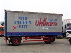 Przyczepa firanka MAN AZP 18 + 2 AXLE + 1.16 vloer