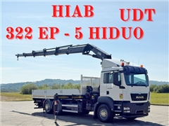 MAN TGS 26.400  SKRZYNIA 6,55 m  HIAB 322 EP - 5