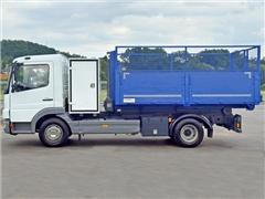 MERCEDES 815  HAKOWIEC + KONTENER 3,68 m  STAN B