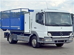 MERCEDES 815  HAKOWIEC + KONTENER 3,68 m  STAN B