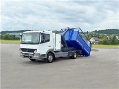 MERCEDES 815  HAKOWIEC + KONTENER 3,68 m  STAN B