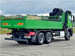 MERCEDES AROCS 2636  WYWROTKA 6,00 m  HIAB 122 E