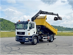 MAN TGM 18.340 WYWROTKA 4,05 m HIAB 111 B-2 HIDUO