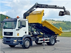 MAN TGM 18.340 WYWROTKA 4,05 m HIAB 111 B-2 HIDUO