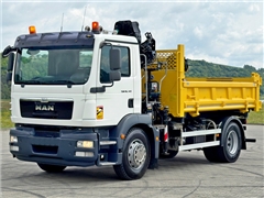 MAN TGM 18.340 WYWROTKA 4,05 m HIAB 111 B-2 HIDUO
