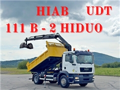 MAN TGM 18.340 WYWROTKA 4,05 m HIAB 111 B-2 HIDUO