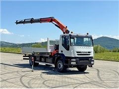 Iveco TRAKKER 310  SKRZYNIA 6,00 m + PK 15500  S