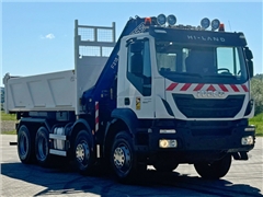 Iveco TRAKKER 450  WYWROTKA 5,10 m  FASSI F215A.