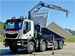 Iveco TRAKKER 450  WYWROTKA 5,10 m  FASSI F215A.
