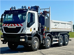 Iveco TRAKKER 450  WYWROTKA 5,10 m  FASSI F215A.