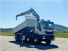 Iveco TRAKKER 450  WYWROTKA 5,10 m  FASSI F215A.