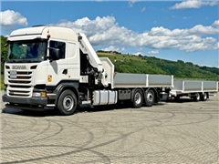 SCANIA R 440  HIAB 422 E-6 HIPRO/PILOT+PRZYCZEPA