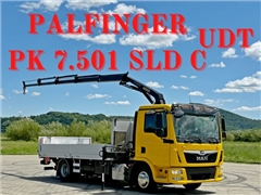 MAN TGL 12.220  SKRZYNIA 4,50 m + PK 7.501 SLD C
