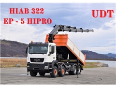 MAN TGS 35.440  HIAB 322 EP-5 HIPRO + PILOT  8x4
