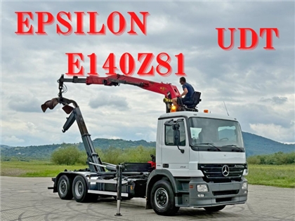 Mercedes ACTROS 2541  HAKOWIEC + EPSILON E140Z81