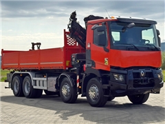 Renault C 430  WYWROTKA 6,80m  HIAB X - HIDUO 18