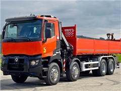 Renault C 430  WYWROTKA 6,80m  HIAB X - HIDUO 18