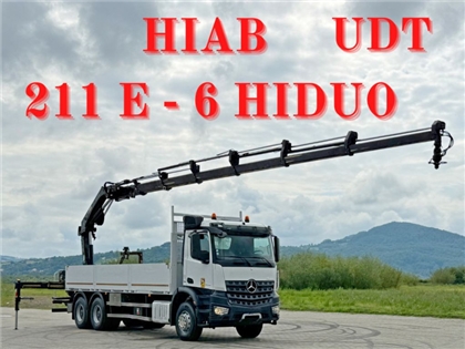 Mercedes Actros 2636  SKRZYNIA 7,25 m + HIAB 211