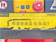 MAN TGS 18.360  WYWROTKA 4,80 m FASSI F135A.0.23
