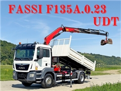 MAN TGS 18.360  WYWROTKA 4,80 m FASSI F135A.0.23