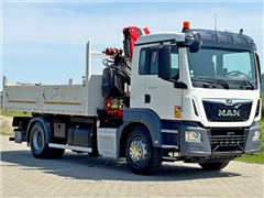 MAN TGS 18.360  WYWROTKA 4,80 m FASSI F135A.0.23