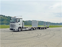 MERCEDES ACTROS 2542  LAWETA 8,50 m + PRZYCZEPA