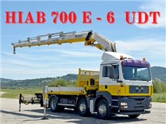 MAN TGA 35.430  PLATFORMA 6,10 m  HIAB 700 E - 6