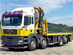 MAN TGA 35.430  PLATFORMA 6,10 m  HIAB 700 E - 6