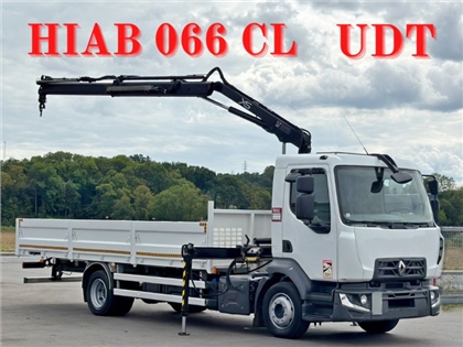 Renault D12.210  SKRZYNIA 6,15 m  HIAB 066 CL