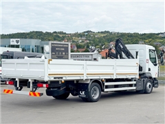 Renault D12.210  SKRZYNIA 6,15 m  HIAB 066 CL