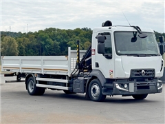 Renault D12.210  SKRZYNIA 6,15 m  HIAB 066 CL