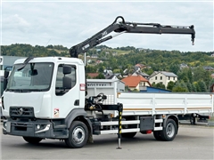 Renault D12.210  SKRZYNIA 6,15 m  HIAB 066 CL