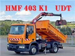 Iveco Eurocargo 120E18  WYWROTKA 3,45 m  HMF 403