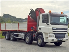 DAF CF 85.380  Wywrotka 7,20 m + HMF 2823 K6 (B3)