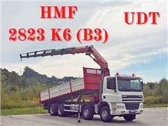 DAF CF 85.380  Wywrotka 7,20 m + HMF 2823 K6 (B3)