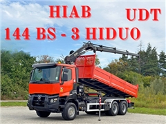 Renault K 380  WYWROTKA 6,50 m  HIAB 144 BS - 3